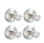 Bathroom Towel Holder Utility Shower Hooks - Stainless Steel, Black or Silver, view 18