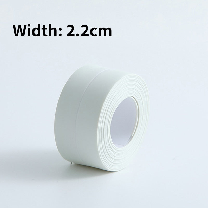Self-Adhesive Waterproof Bath Sealing Strip - PVC, 3m Length, view 10