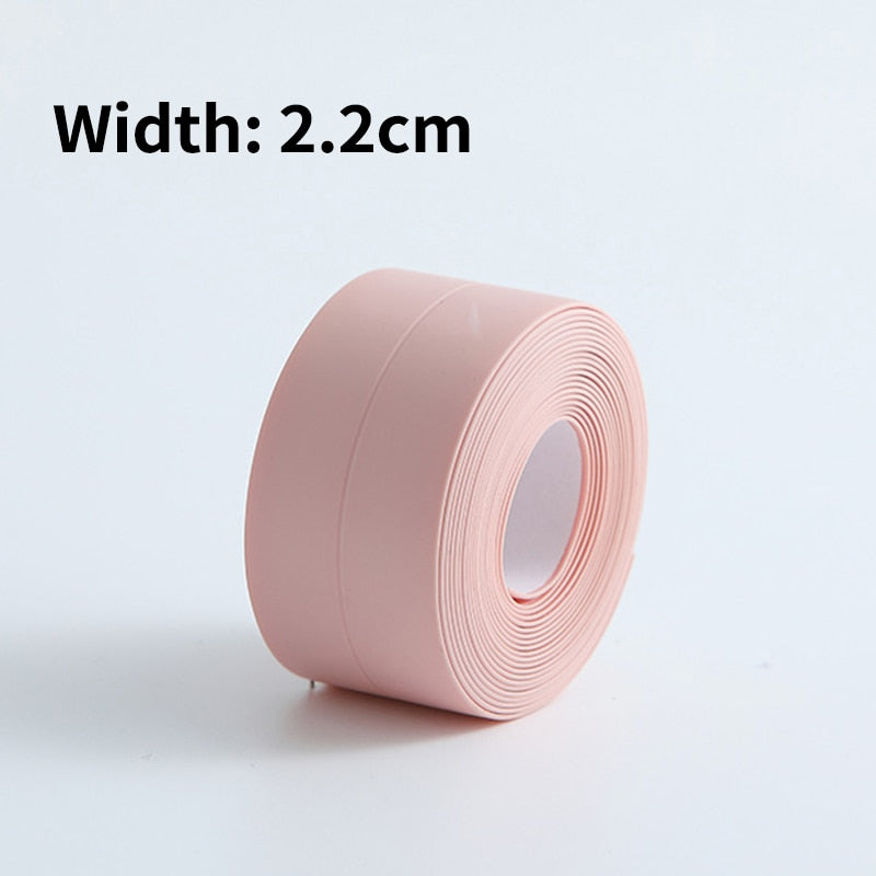 Self-Adhesive Waterproof Bath Sealing Strip - PVC, 3m Length, view 11