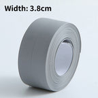 Self-Adhesive Waterproof Bath Sealing Strip - PVC, 3m Length, view 13