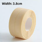 Self-Adhesive Waterproof Bath Sealing Strip - PVC, 3m Length, view 14