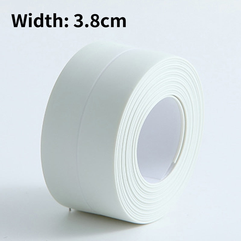 Self-Adhesive Waterproof Bath Sealing Strip - PVC, 3m Length, view 16