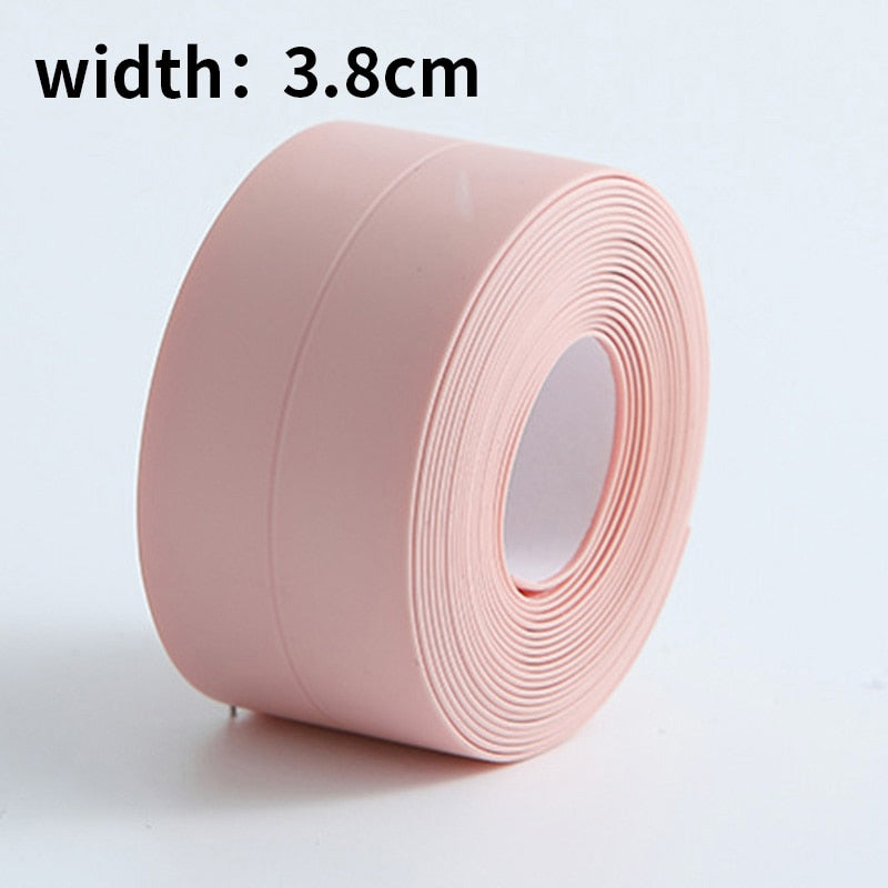 Self-Adhesive Waterproof Bath Sealing Strip - PVC, 3m Length, view 17