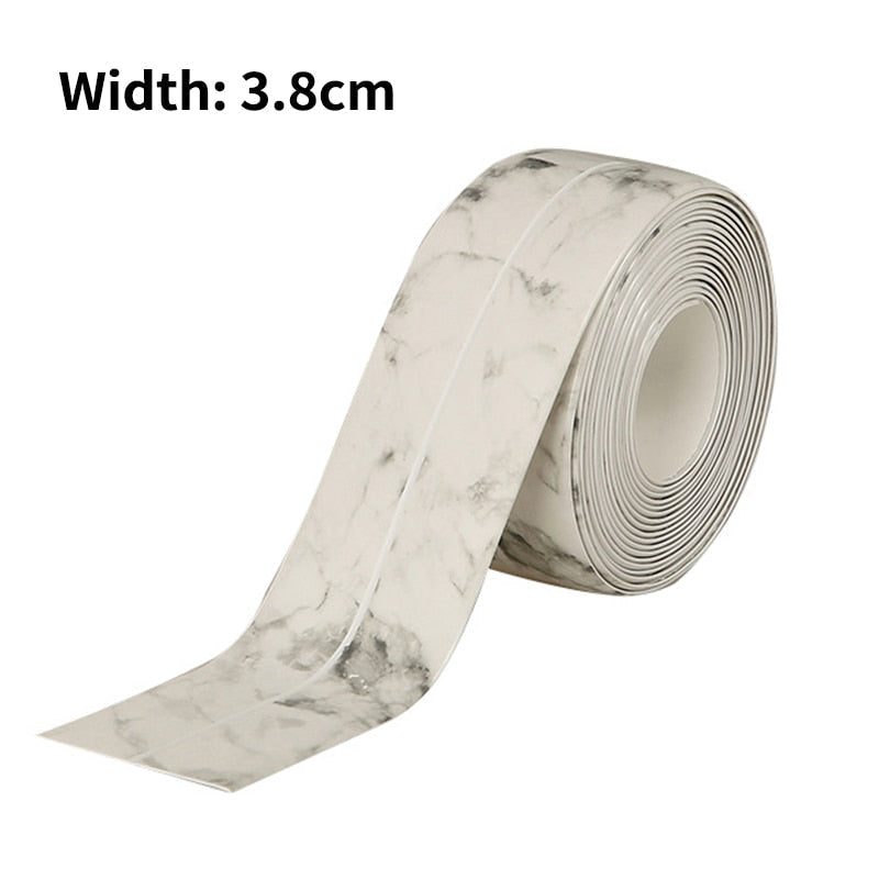 Self-Adhesive Waterproof Bath Sealing Strip - PVC, 3m Length, view 21