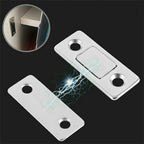 Magnetic Door Closer for Cabinets and Drawers - Stainless Steel, No Drilling, view 8