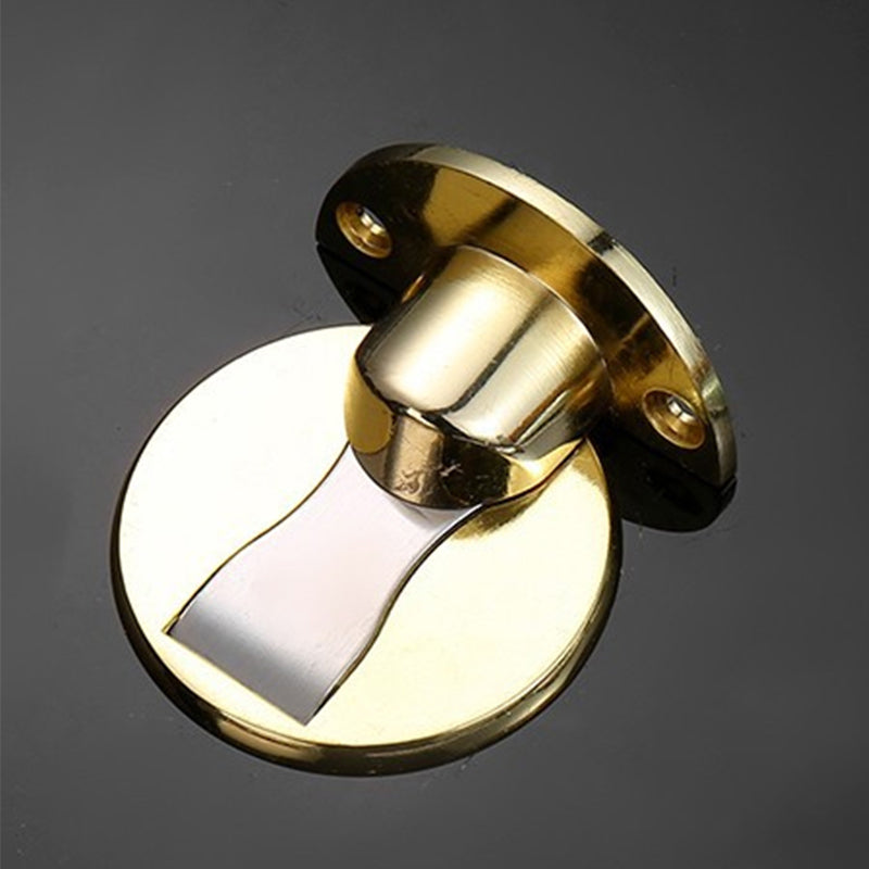 Stainless Steel Invisible Magnetic Door Stopper - Floor-Mounted, Polished Finish, view 13