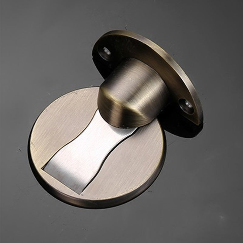 Stainless Steel Invisible Magnetic Door Stopper - Floor-Mounted, Polished Finish, view 14