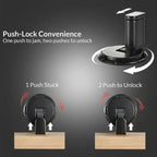 Mechanical Floor Door Stopper - Zinc Alloy, Adjustable up to 2 cm, view 3