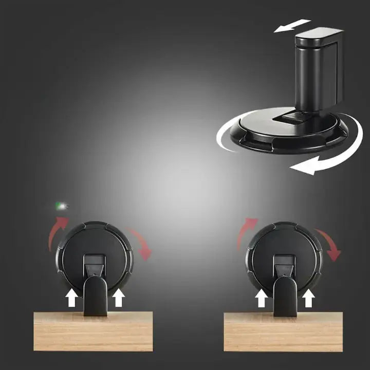 Mechanical Floor Door Stopper - Zinc Alloy, Fits Gaps up to 2 cm, view 2