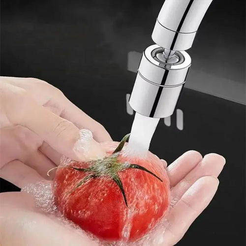 360° Faucet Attachment for Kitchen or Bathroom - 2 Spray Modes, Copper ABS, view 2