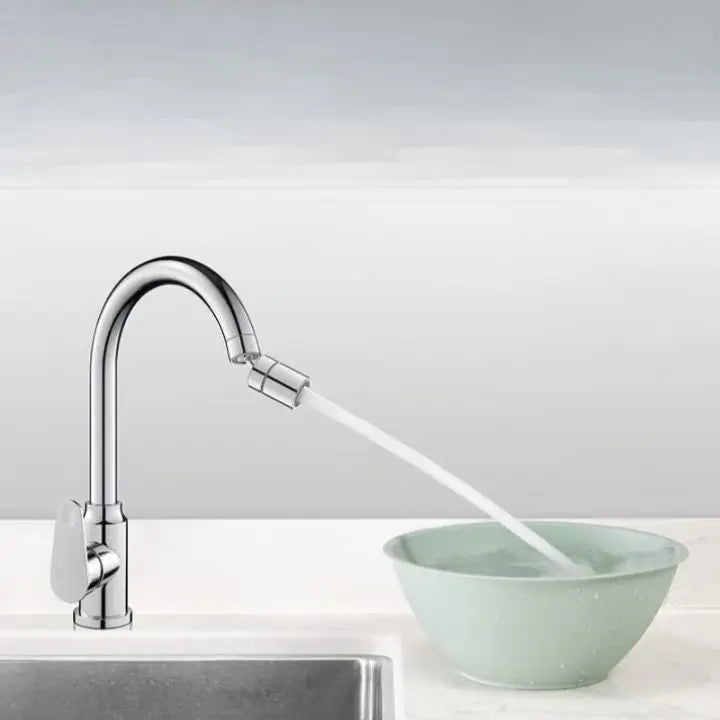 360° Faucet Attachment for Kitchen or Bathroom - 2 Spray Modes, Copper ABS, view 6