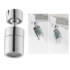 360° Faucet Attachment for Kitchen or Bathroom - 2 Spray Modes, Copper ABS, view 8