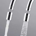 360° Faucet Attachment for Kitchen or Bathroom - 2 Spray Modes, Copper ABS