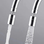 360° Faucet Attachment for Kitchen or Bathroom - 2 Spray Modes, Copper ABS