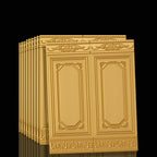 Waterproof Peel and Stick Wall Cladding Panels - Vinyl, 3D Embossed, 90x70 cm, view 10