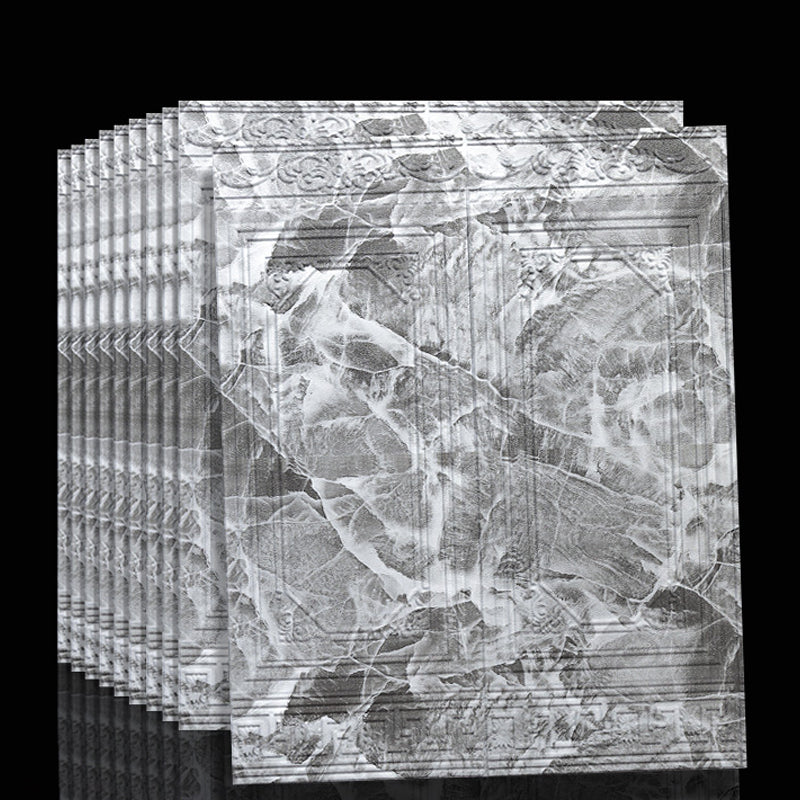 Waterproof Peel and Stick Wall Cladding Panels - Vinyl, 3D Embossed, 90x70 cm, view 13