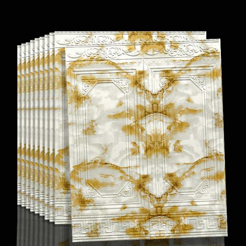Waterproof Peel and Stick Wall Cladding Panels - Vinyl, 3D Embossed, 90x70 cm, view 16