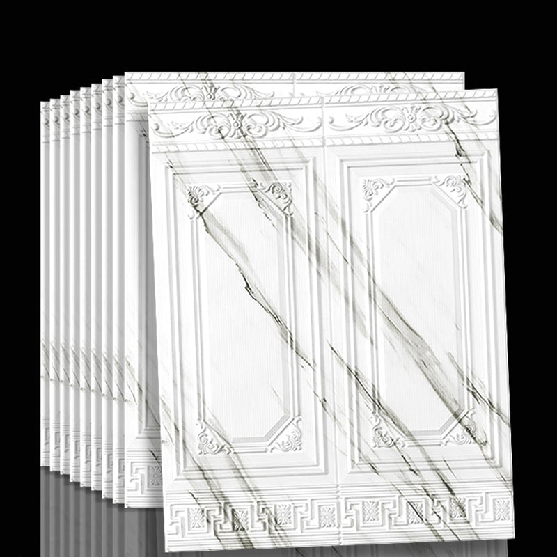 Waterproof Peel and Stick Wall Cladding Panels - Vinyl, 3D Embossed, 90x70 cm, view 17