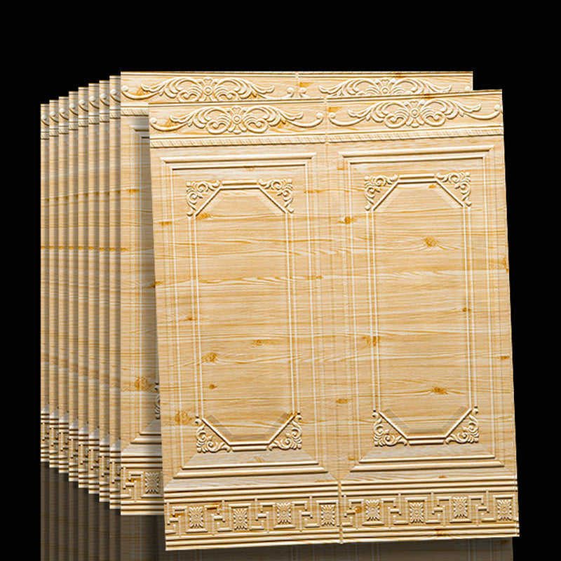 Waterproof Peel and Stick Wall Cladding Panels - Vinyl, 3D Embossed, 90x70 cm, view 18