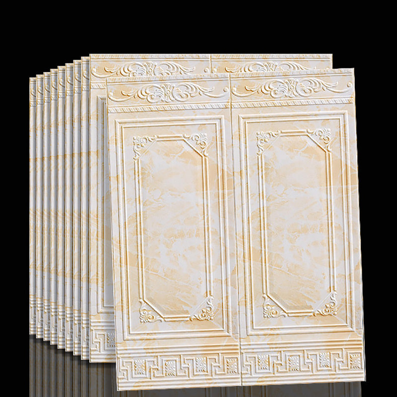 Waterproof Peel and Stick Wall Cladding Panels - Vinyl, 3D Embossed, 90x70 cm, view 19