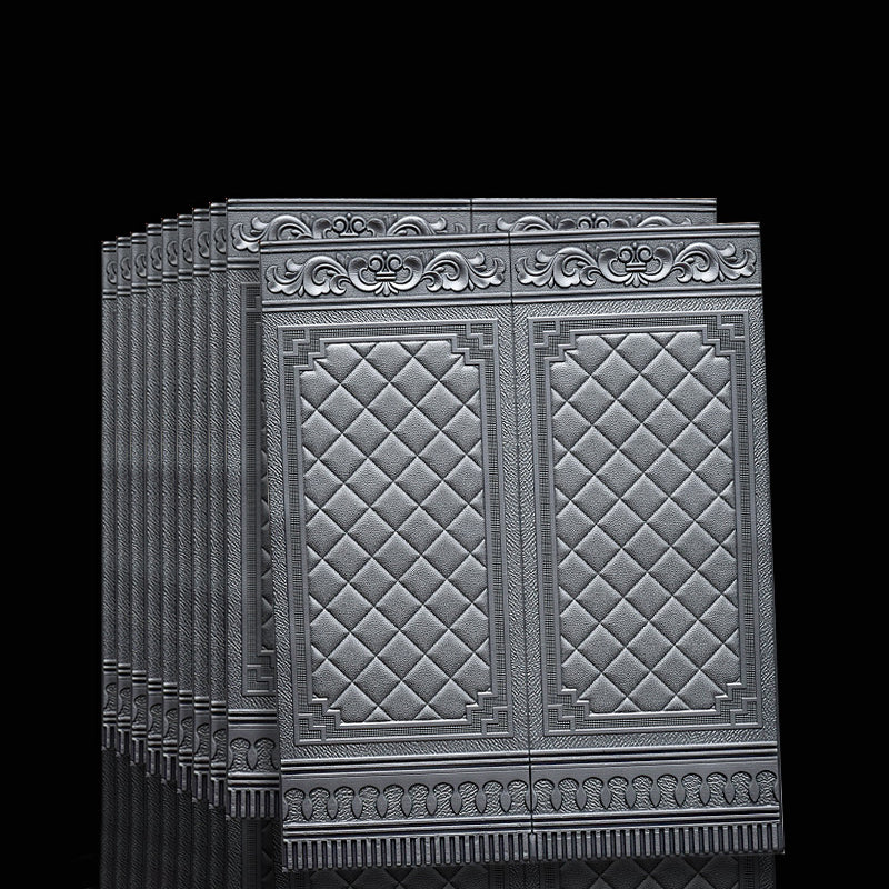 Waterproof Peel and Stick Wall Cladding Panels - Vinyl, 3D Embossed, 90x70 cm, view 20