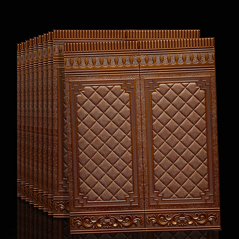 Waterproof Peel and Stick Wall Cladding Panels - Vinyl, 3D Embossed, 90x70 cm, view 22