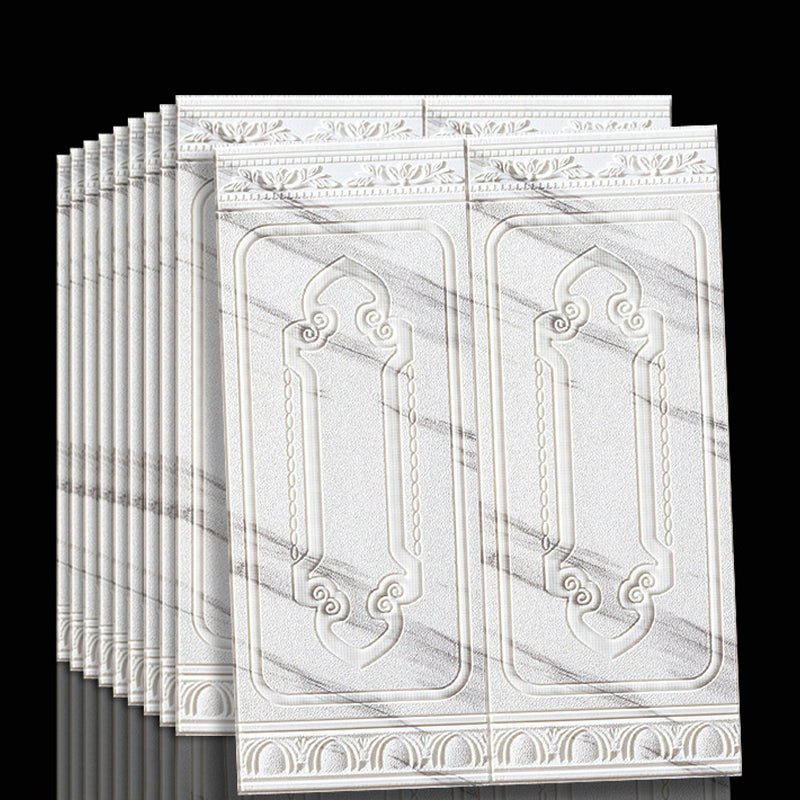 Waterproof Peel and Stick Wall Cladding Panels - Vinyl, 3D Embossed, 90x70 cm, view 27