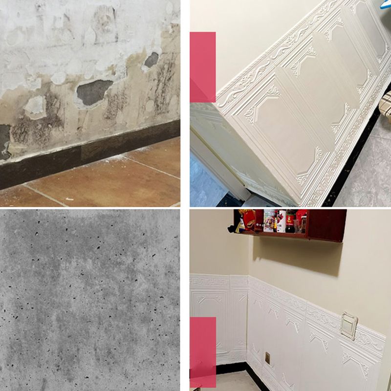 Waterproof Peel and Stick Wall Cladding Panels - Vinyl, 3D Embossed, 90x70 cm, view 32