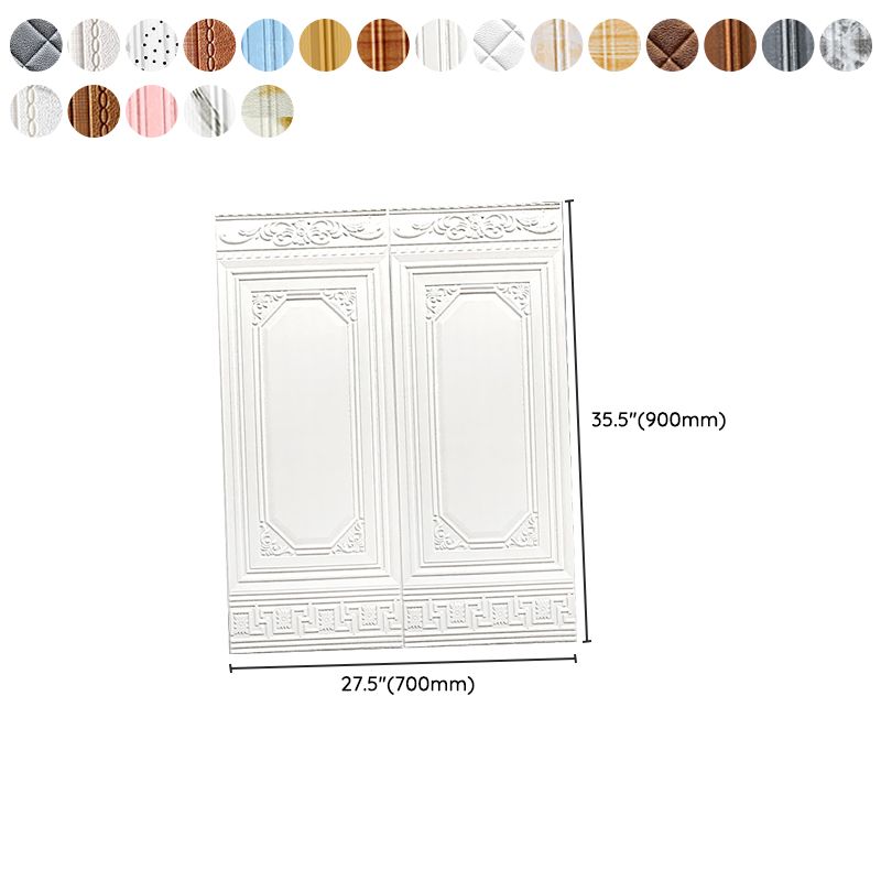 Waterproof Peel and Stick Wall Cladding Panels - Vinyl, 3D Embossed, 90x70 cm, view 5