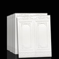 Waterproof Peel and Stick Wall Cladding Panels - Vinyl, 3D Embossed, 90x70 cm