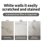 Transparent Wall Protection Film - High-Clarity PVC, Self-Adhesive, Waterproof, view 4