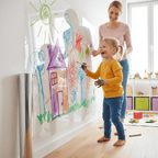 Transparent Wall Protection Film - High-Clarity PVC, Self-Adhesive, Waterproof
