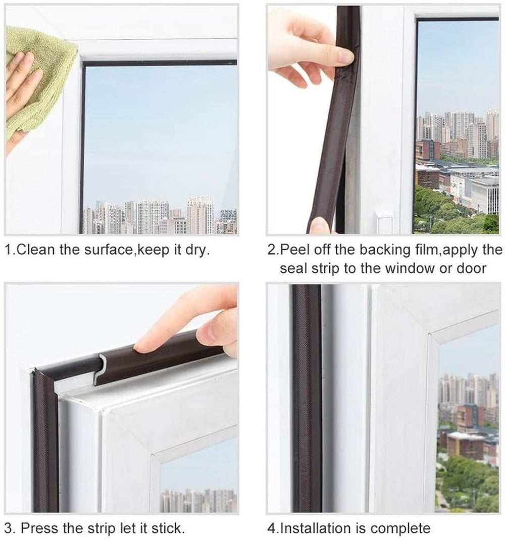 Soundproof Window Sealing Strip Foam - 2.5mm, PU Foam, 1-6M Length, view 8