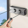 Retractable Stainless Steel Clothesline 5.1 m Double Line - Wall Mounted