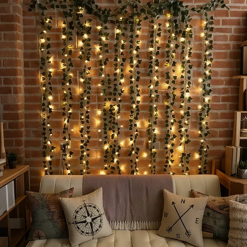 Botanical Garland Light for Home Decor - Warm White, ABS, Ip44 Waterproof, view 11