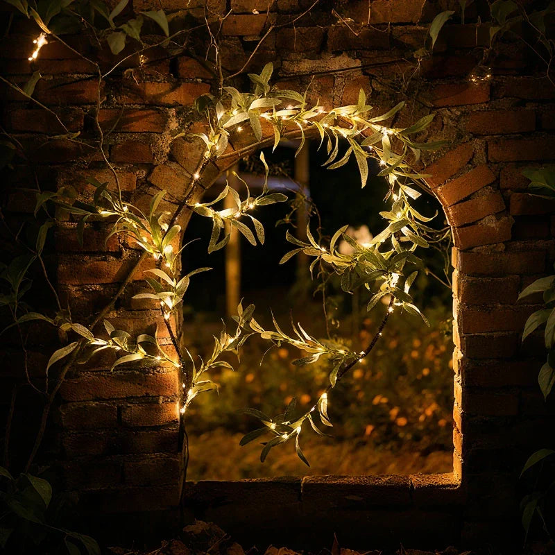 Botanical Garland Light for Home Decor - Warm White, ABS, Ip44 Waterproof, view 18