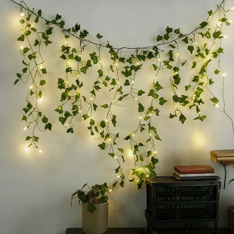 Botanical Garland Light for Home Decor - Warm White, ABS, Ip44 Waterproof, view 19