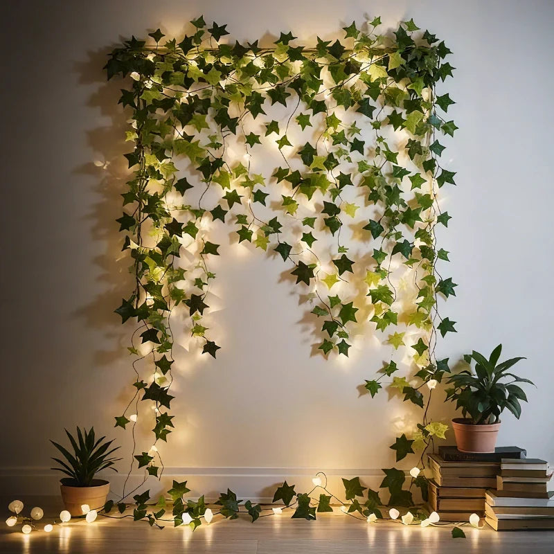 Botanical Garland Light for Home Decor - Warm White, ABS, Ip44 Waterproof, view 21