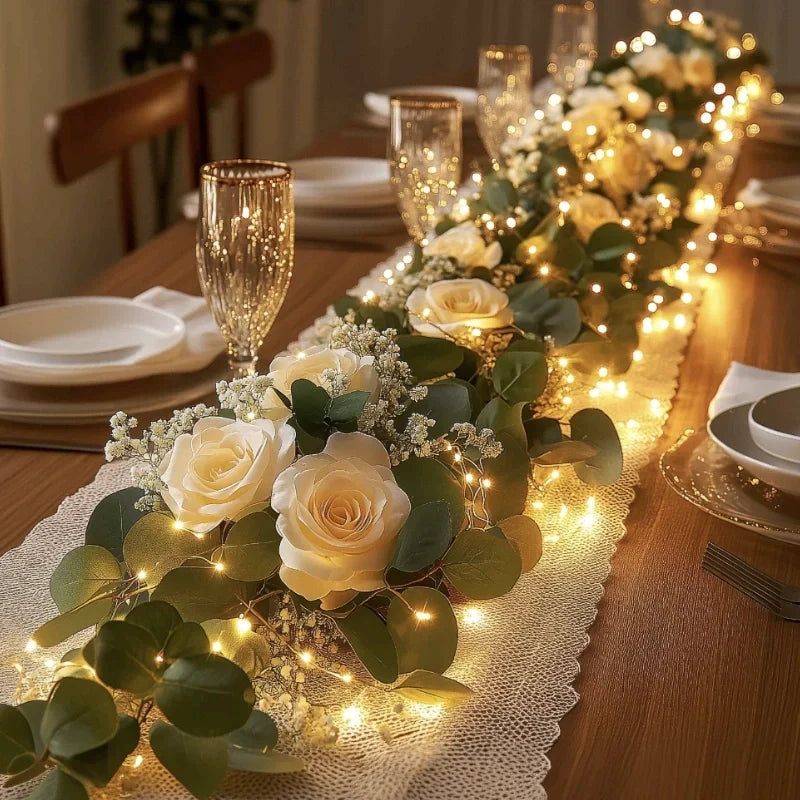 Botanical Garland Light for Home Decor - Warm White, ABS, Ip44 Waterproof, view 22