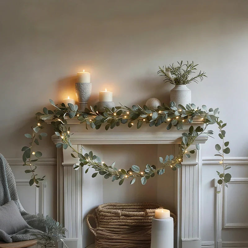 Botanical Garland Light for Home Decor - Warm White, ABS, Ip44 Waterproof, view 23