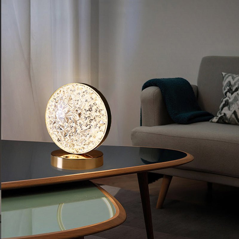 Star Moon Metal Table Lamp - LED, USB Charging, Decorative Bedside Light, view 13