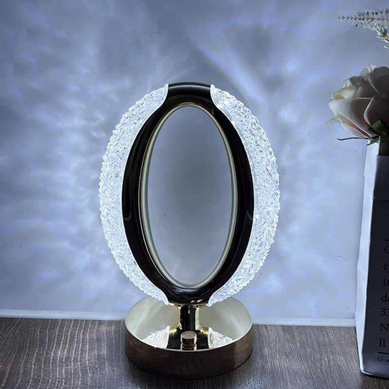 Star Moon Metal Table Lamp - LED, USB Charging, Decorative Bedside Light, view 15