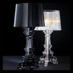 Glamorous Table Lamp for Living Room - Soft Warm Light, Polished Finish, view 2