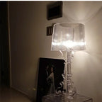 Glamorous Table Lamp for Living Room - Soft Warm Light, Polished Finish, view 3