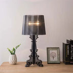 Glamorous Table Lamp for Living Room - Soft Warm Light, Polished Finish