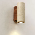Natural Travertine Wall Light - LED, Real Stone Material, view 3