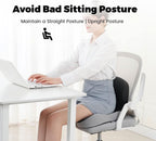 Memory Foam Seat Cushion for Office Chair, Car, Home, Wheelchair, Travel, view 2