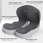 Memory Foam Seat Cushion for Office Chair, Car, Home, Wheelchair, Travel, view 6