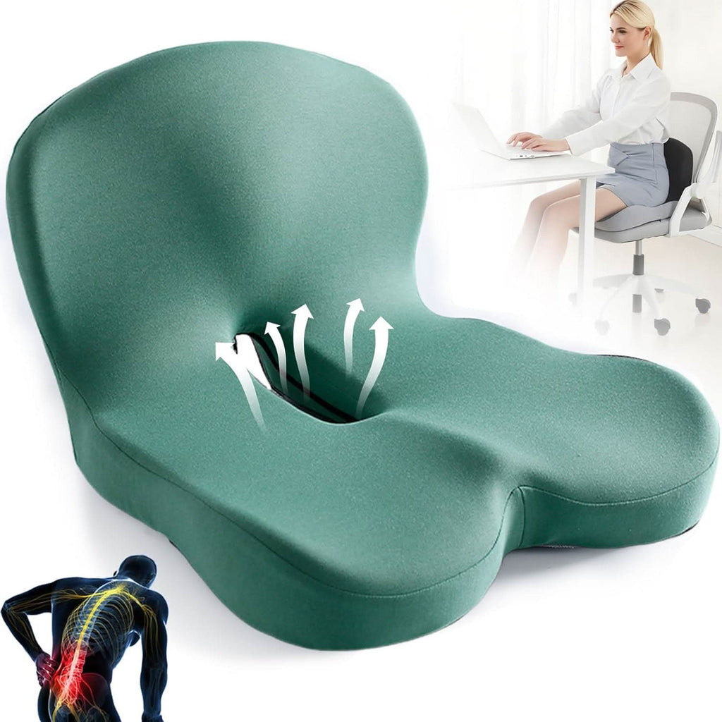Memory Foam Seat Cushion for Office Chair, Car, Home, Wheelchair, Travel, view 9