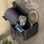 Bathroom Hair Dryer Holder - White, Black, Grey, view 6